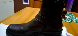 Stivali uomo pelle marrone n.42