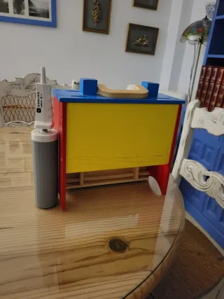 Cocina de juguete de madera