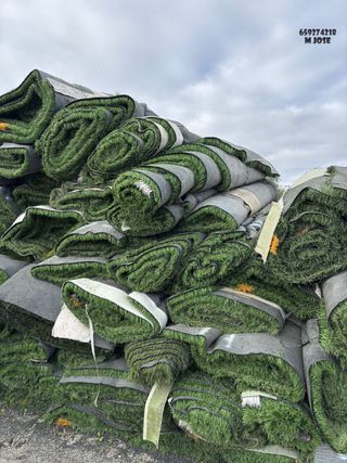 Césped artificial reciclado