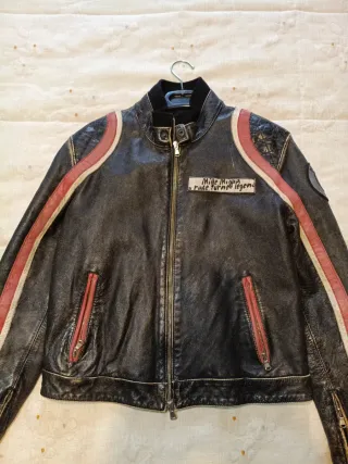 Chaqueta Cuero Mille Miglia colección.