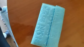 Cartera Billetera Azul Turquesa