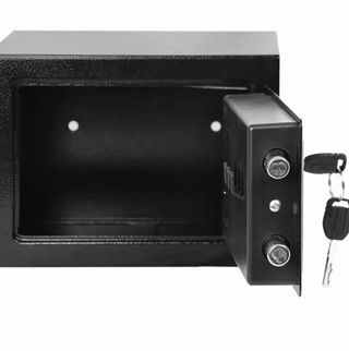 EMIPRO Caja Fuerte Digital Negra y Plateada