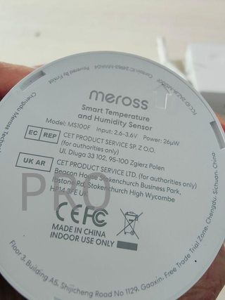 Termómetro Higrómetro Inteligente - Meross