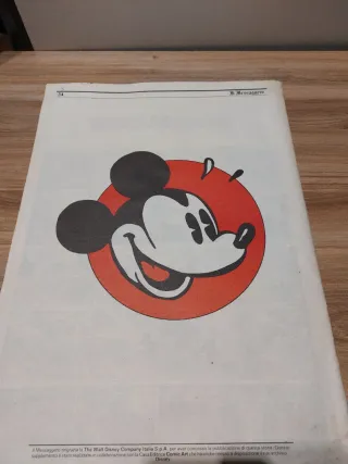 Topolino- Inserti Messaggero 1989