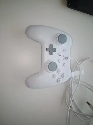 Mando Pro Nintendo Switch Blanco