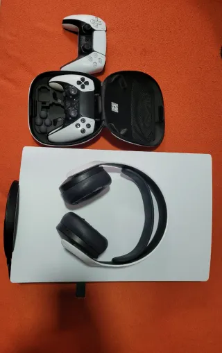 PS5 + Mando Dualsense Edge + Auriculares Sony
