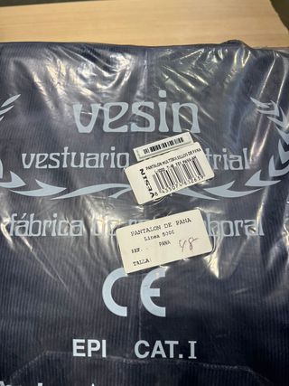 Pantalón Pana Azul Vesin Talla 48