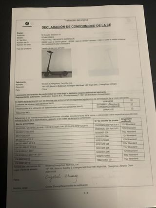 Patinete eléctrico Xiaomi MiS1