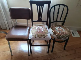 Muebles de madera antiguo