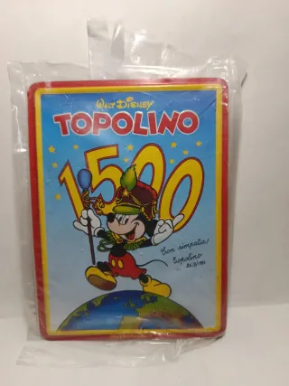 Topolino N. 1500 con Targhetta Metallica - 80 pg