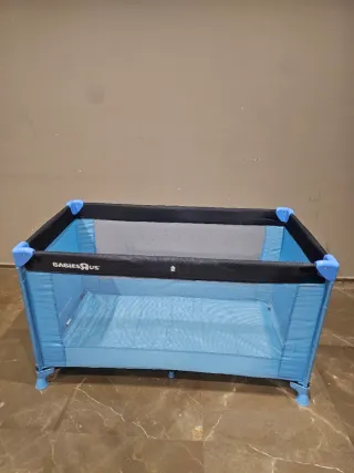 Mini cuna de viaje Babies R Us azul