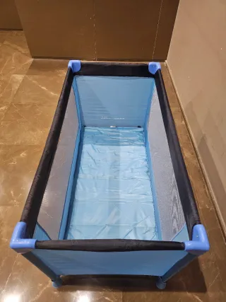 Mini cuna de viaje Babies R Us azul