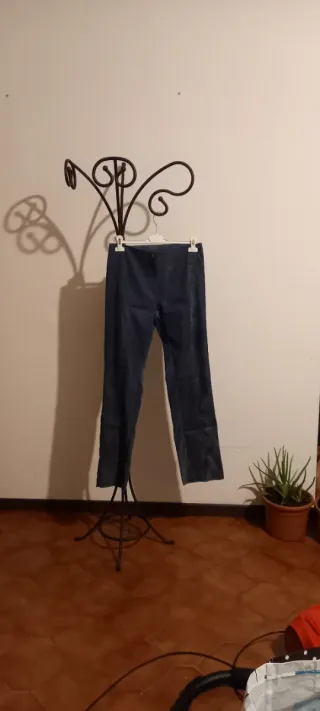 Pantaloni donna lunghi blu