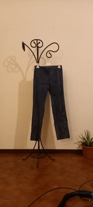 Pantaloni donna lunghi blu