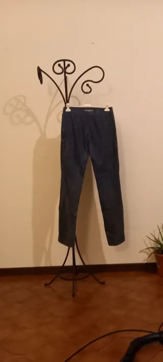 Pantaloni donna lunghi blu