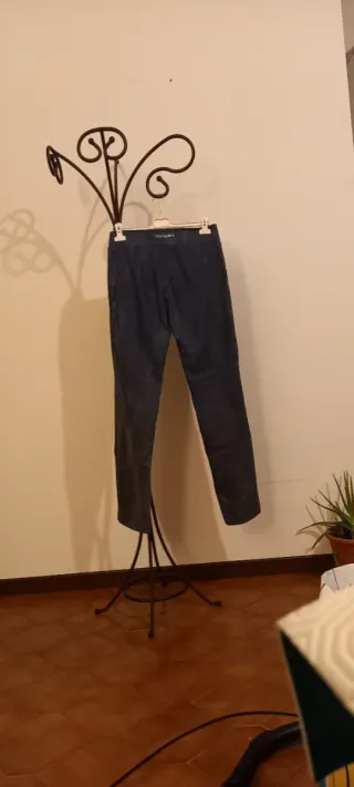 Pantaloni donna lunghi blu