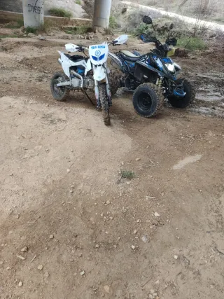Pit Bike Rebel máster 140cc XL Motocross Blanca