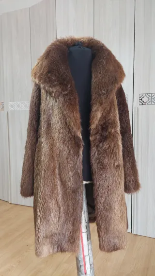Stupenda pelliccia vintage marrone