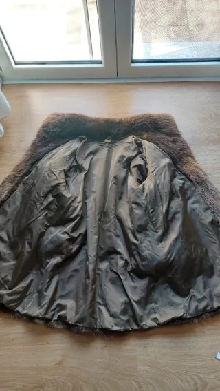 Stupenda pelliccia vintage marrone