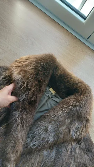 Stupenda pelliccia vintage marrone