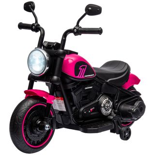 Moto Eléctrica Niños 18-36 Meses 6V Rosa