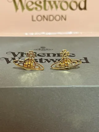 Pendientes Vivienne Westwood Orb Dorados