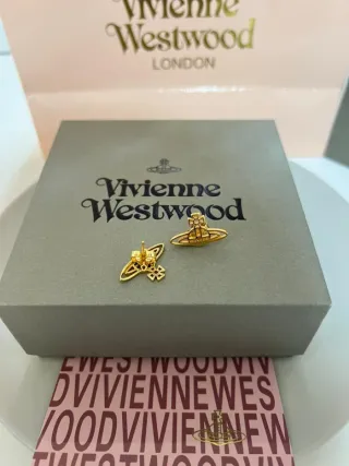 Pendientes Vivienne Westwood Orb Dorados