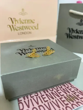 Pendientes Vivienne Westwood Orb Dorados