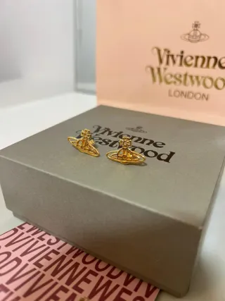 Pendientes Vivienne Westwood Orb Dorados