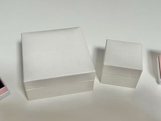 Cajas Pandora Set Rosa y Blanco