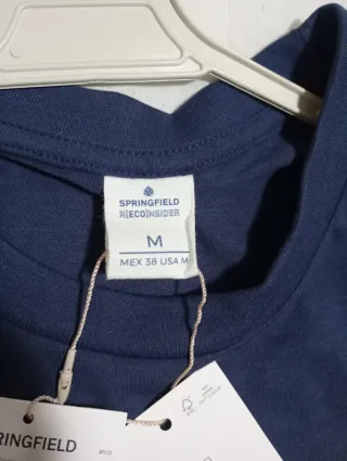 Camiseta Springfield Estampada Estilo Vintage