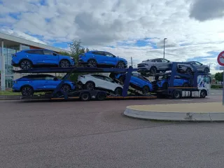 vendo conjunto portacoches Mercedes+lohr