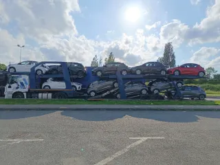 vendo conjunto portacoches Mercedes+lohr