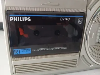 Radiocasete Vintage Philips D7140, funcionando....