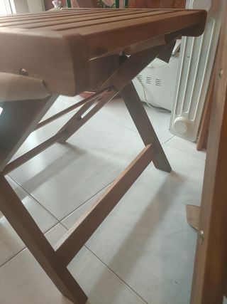 SILLA PLEGABLE ACACIA MACIZA, A ESTRENAR