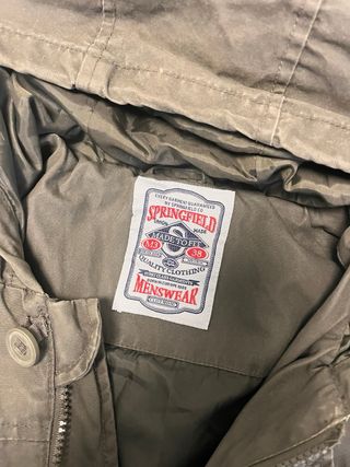 Trenca Springfield Talla M Verde Militar