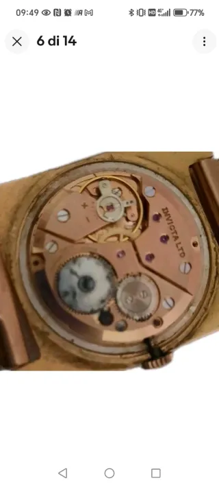 Raro INVICTA Vintage Square Case - 17 Jewels - Inc