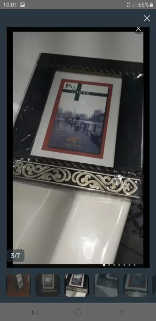 Portarretratos de madera nuevo