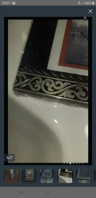 Portarretratos de madera nuevo