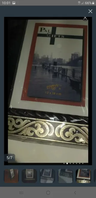 Portarretratos de madera nuevo