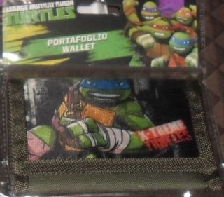 1 Portafoglio Tartarughe Ninja Tutles TMNT wallet