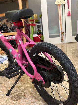 Bicicleta infantil rosa