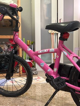 Bicicleta infantil rosa