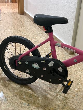 Bicicleta infantil rosa
