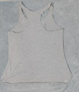 Camiseta sin mangas Adidas gris M