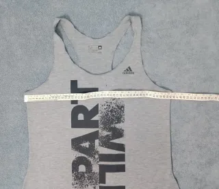Camiseta sin mangas Adidas gris M