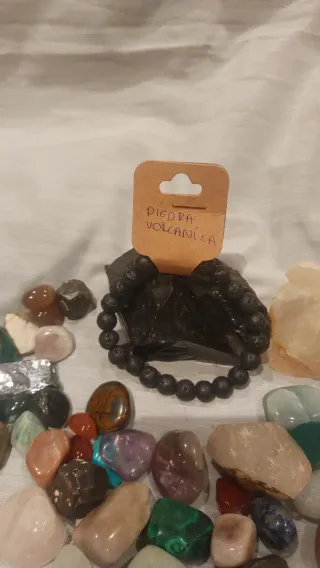 Pulsera Piedra Volcánica Natural