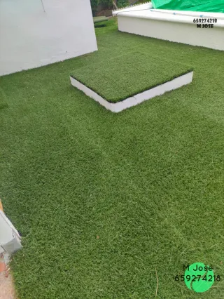 Césped artificial reciclado