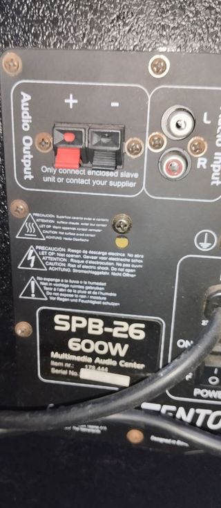 Pareja Altavoces Fenton Negros