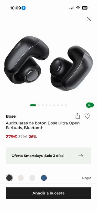 Bose Ultra Open Earbuds Nuevos